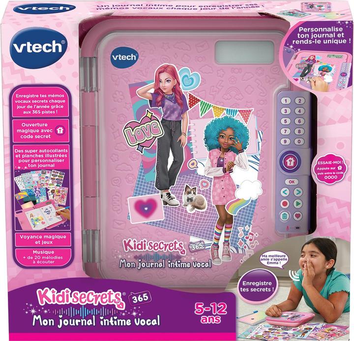Immagine prodotto VTech KidiSecrets 365 - Mon journal intime vocal (Francese)