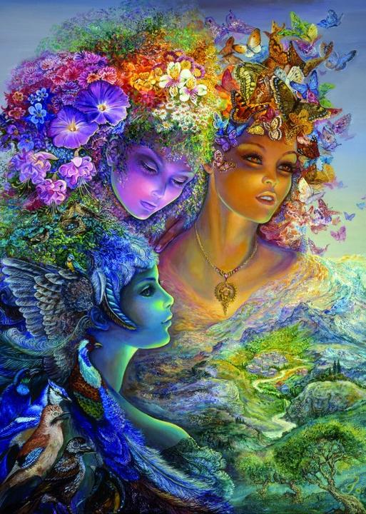 Produktbild Grafika Puzzle 500 pieces Josephine Wall - The Three Graces (500 Teile)