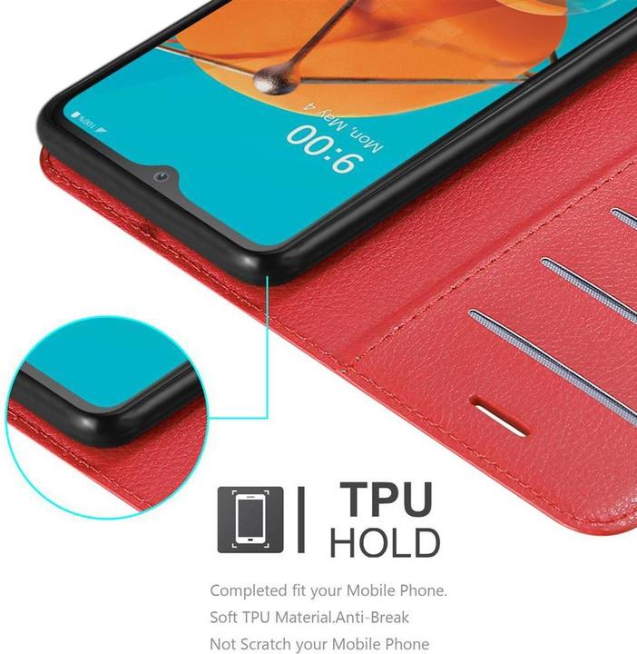 Actual product image Cadorabo Book with stand function cover (LG KQ51)