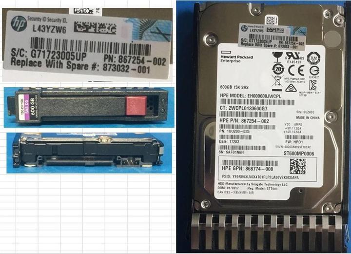 Produktbild HPE HDD 600GB 12G 15K SFF SAS (0.60 TB, 2.5")