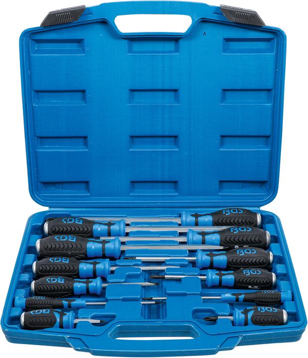 Image du produit BGS Jeu de tournevis carré femelle 6,3 mm (1/4") 12 pièces (Carré intérieur)
