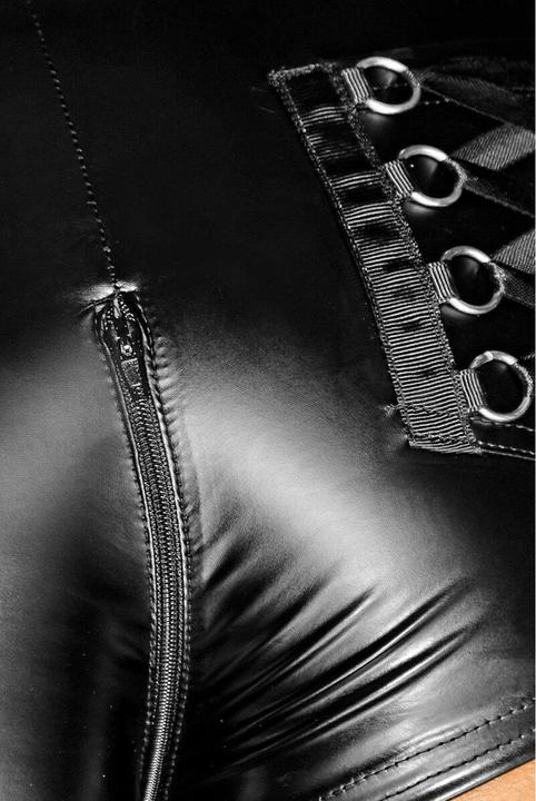 Immagine prodotto Noir Handmade Pantaloncini egoisti Wetlook Crotchless (S)