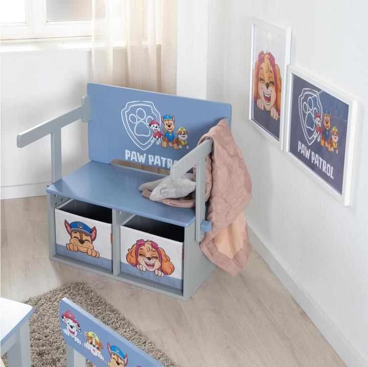 Produktbild Roba Klappbare Sitzbank mit Aufbewahrungsbox Paw Patrol (Kindersitzgruppe)