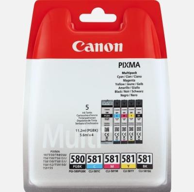 Produktbild Canon PGI-580/CLI-581 Multipack (C, M, Y, BK, PGBK)