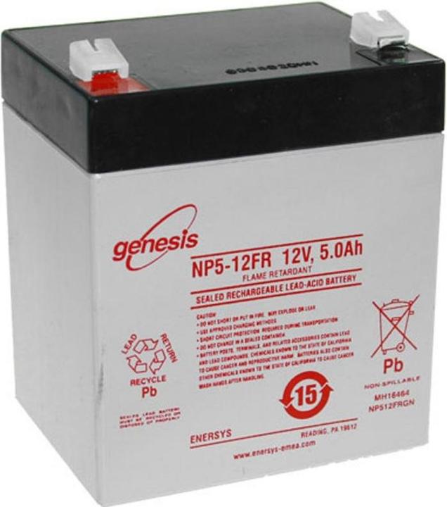 Immagine prodotto Hawker Energy Batteria Enersys Genesis NP5-12 Piombo PB 12Volt 5Ah (12 V, 5 Ah)