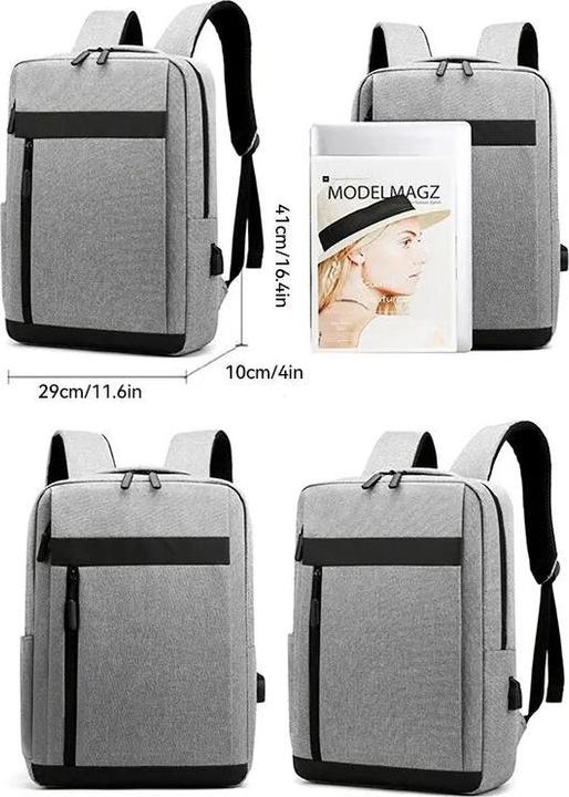 Produktbild Only-Bags.Store Business Laptop Rucksack grosse Kapazität multifunktionale Usb Aufladung wasserdicht Rucksack