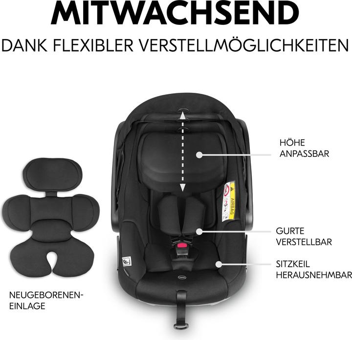 Actual product image Hauck Drive N Care Set (Reboarder, ECE R129/i-Size Standard)