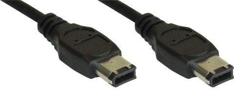 Actual product image InLine FireWire cable, IEEE1394 6pin St/St (1 m, FireWire)