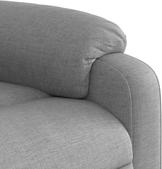Produktbild VidaXL Massagesessel Hellgrau Stoff,Farbe: Hellgrau,Material: Stoff