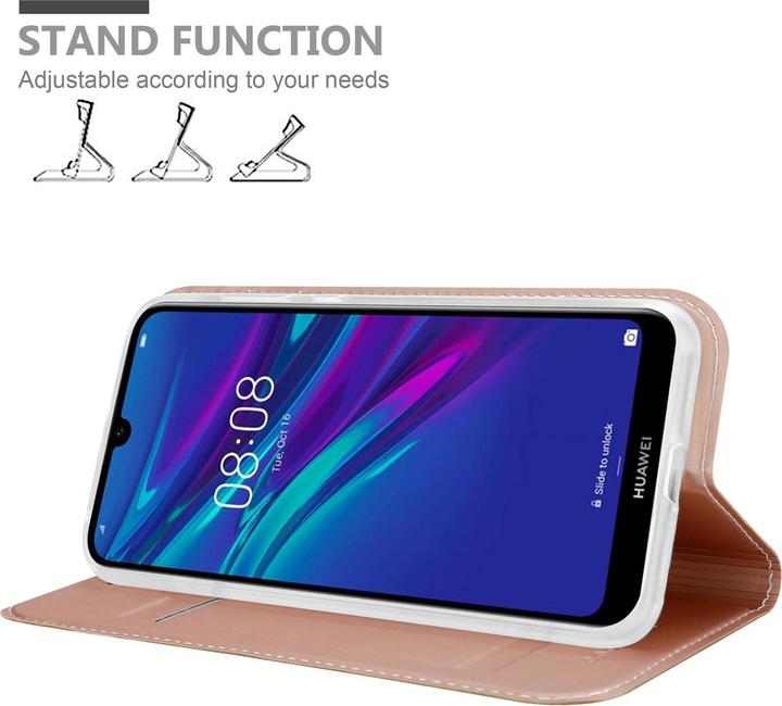 Actual product image Cadorabo Book Classy Style Cover (Huawei Y6 (2019))