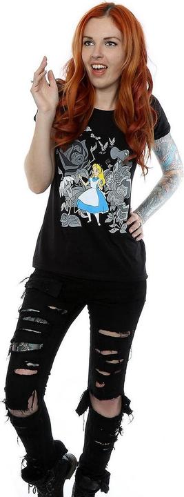 Image du produit Alice In Wonderland T-shirt en coton à fleurs Femme/Femme (S)