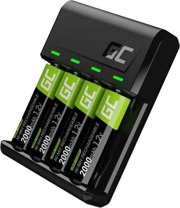 Actual product image GreenCell VitalCharger (GRSETGC01) (4 pcs., AA, 2000 mAh, Rechargeable battery)