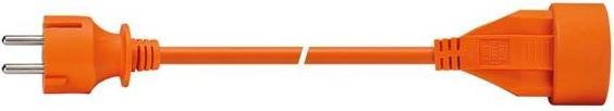 Produktbild Velleman Verlängerungskabel - 40 m - Orange - Stecker-Typ E (Französisches System) (40 m, CEE 7/5)