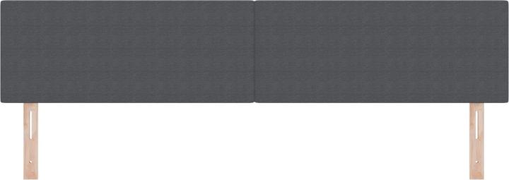 Produktbild VidaXL Kopfteil Einfaches Design Dunkelgrau 200 cm Cord-Stoff