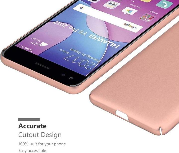 Image du produit Cadorabo Hard Cover Couverture métallique mate (Huawei Y6 Pro (2017))