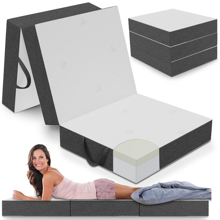 Actual product image Bestschlaf Premium Visco folding mattress (75 x 200 cm, Foam core)
