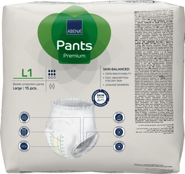 Produktbild Abena Premium L1 grün (15 x, Large)
