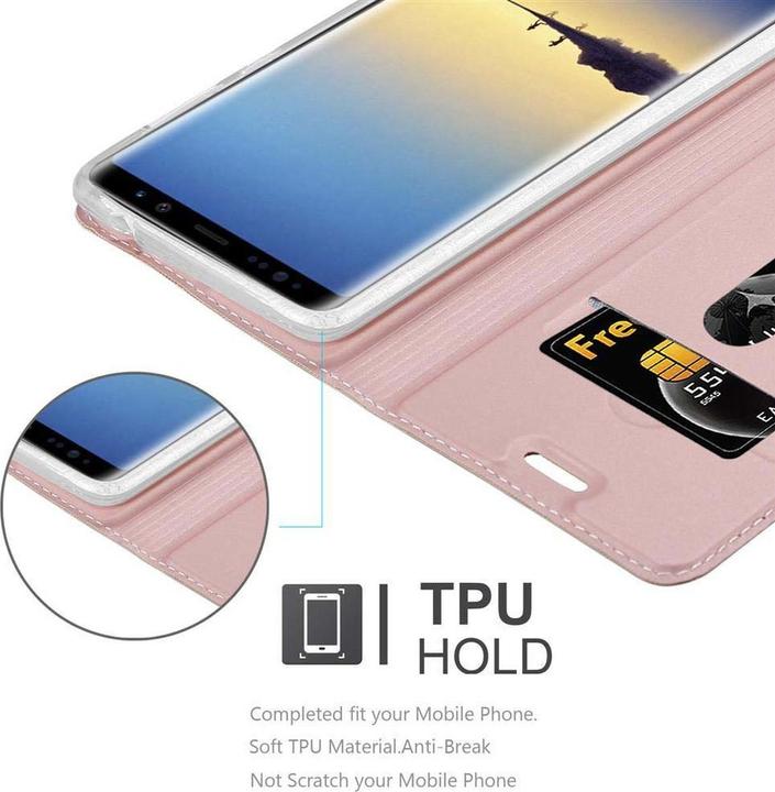 Actual product image Cadorabo Book Classy Style Cover (Samsung Galaxy Note 8)