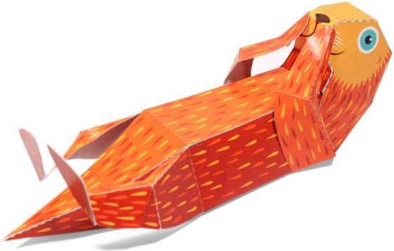 Actual product image Pukaca Papierspielzeugset. 4 Meerestiere (German)