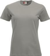Actual product image Clique Ladies T-Shirt Classic-T 029361, cotton, silver, size L (L)