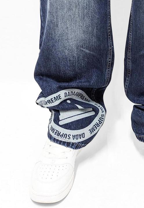 Actual product image Dada Supreme Double Crown Coin Loose Fit Jeans - 179933 (30)