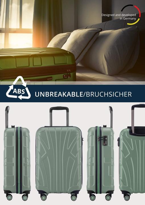 Image du produit Suitline Handgepäck Hartschalen-Koffer (34 l, Bagage à main (jusqu'à 50l))