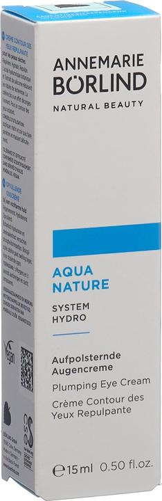 Actual product image Annemarie Börlind AQUANATURE Upholstering eye cream (Crème, 15 ml, Day + Night)