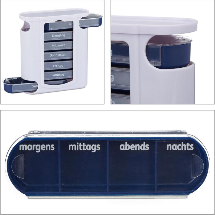 Image du produit Relaxdays Pilulier 7 jours