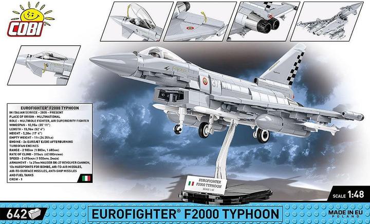 Produktbild Cobi 5849 - 642 PCS ARMED FORCES /5849/ EUROFIGHTER TYPHOON I