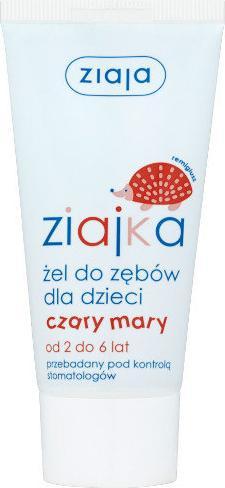 Produktbild Ziaja Ziajka Czary Mary Tooth Gel - Tooth gel with fluoride and fruit flavor for children 50ml (50 ml)