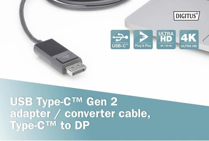 Immagine prodotto Digitus USB Typ C — HDMI (Typ A) (2 m, HDMI)