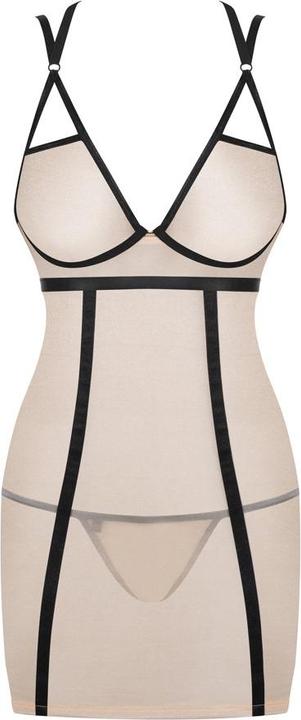 Produktbild Obsessive Nudelia noir chemise & thong L/XL (XL)