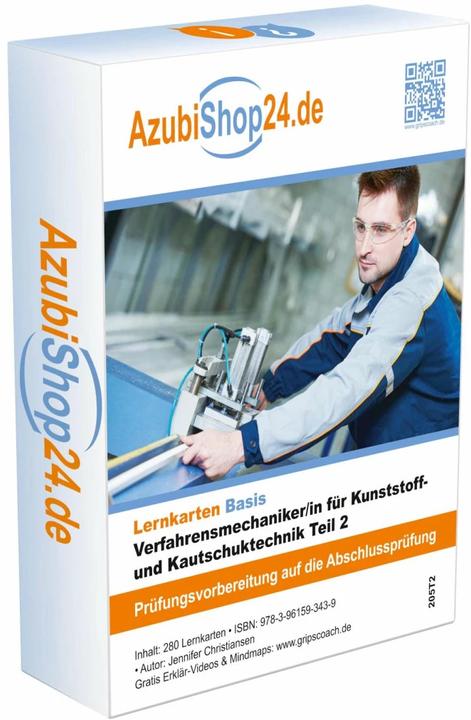 Image du produit AzubiShop24.de Basis-Lernkarten Verfahrensmechaniker für Kunststoff- und Kautschuktechnik Teil (Allemand, Jennifer Christiansen, 2024)