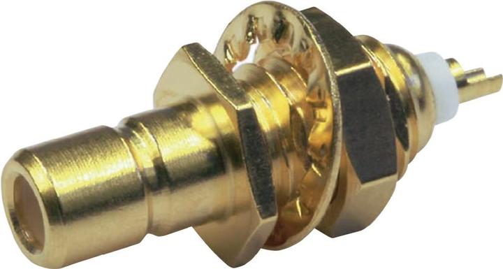Actual product image Telegärtner SMB connector plug, vertical installation 50 Ohm J01160A0021 1 pc.