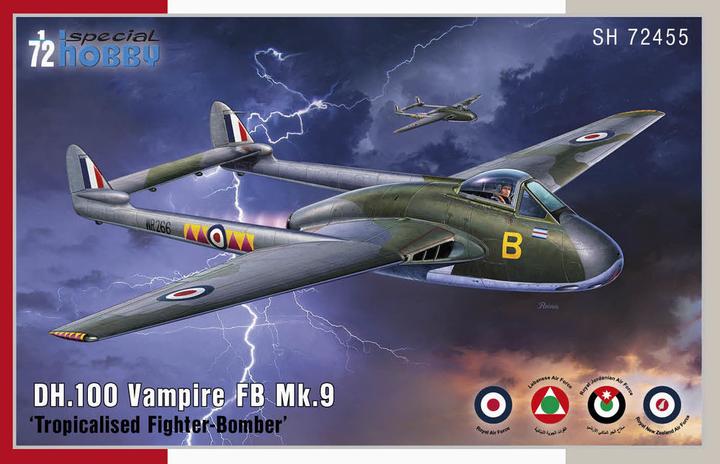 Image du produit Special Hobby DH.100 Vampire FB.Mk.9 Tropicalised Fighter-Bomber