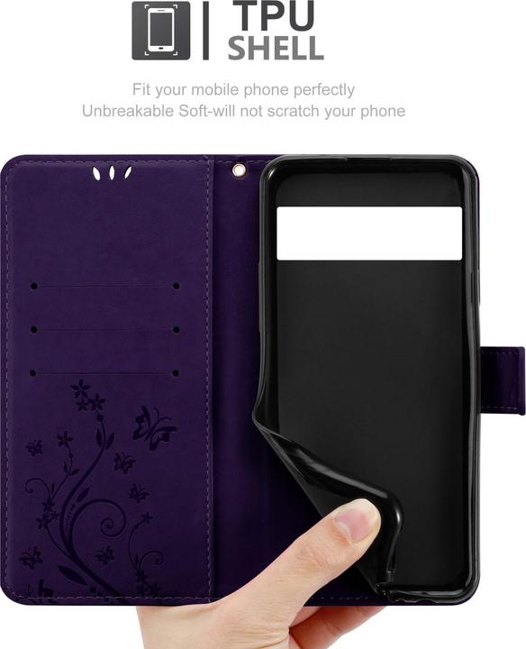Image du produit Cadorabo Pochette Flower Book (Google Pixel 6 Pro)