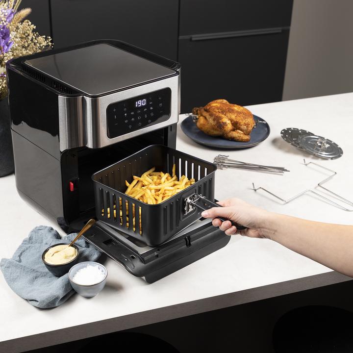 Immagine prodotto Princess Set di accessori per forni Aerofryer - 4 pezzi, cestello per frittura, set di spiedini, maniglia