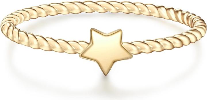 Glanzstücke München Damen Stern Sterling Silber gelbgold - 10038