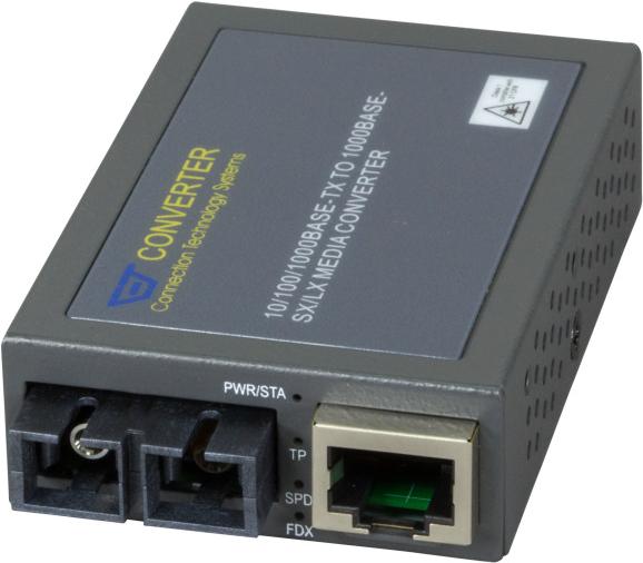Produktbild EFB Elektronik EFB Kompakt Media Konverter RJ45-SC, 10km, SM, Gigabit Ethernet