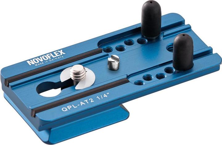 Novoflex Q=PLATE QPL-AT2 1/4 piastra di fissaggio per il collegamento della cinghia (Morsetto per stativo)