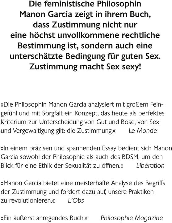 Actual product image Das Gespräch der Geschlechter (German, Manon Garcia, Andrea Hemminger, 2023)