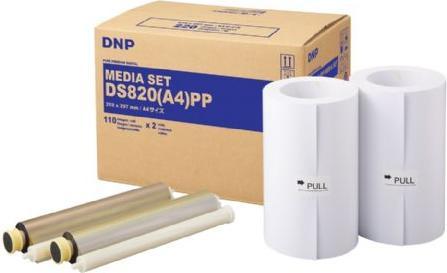 Actual product image DNP DS 820 PP Media Kit A 4 2x 110 Prints (110 x, A4)