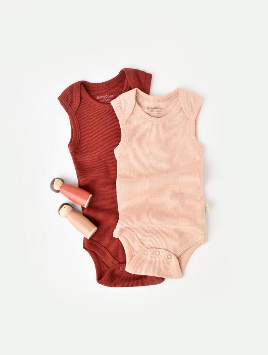 BabyCosy Body. ärmellos. 2 Pack