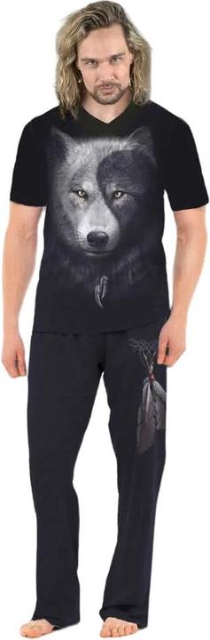 Actual product image Spiral Unisex Adult Wolf Chi Pyjama Set (Pack of 4) (XL)