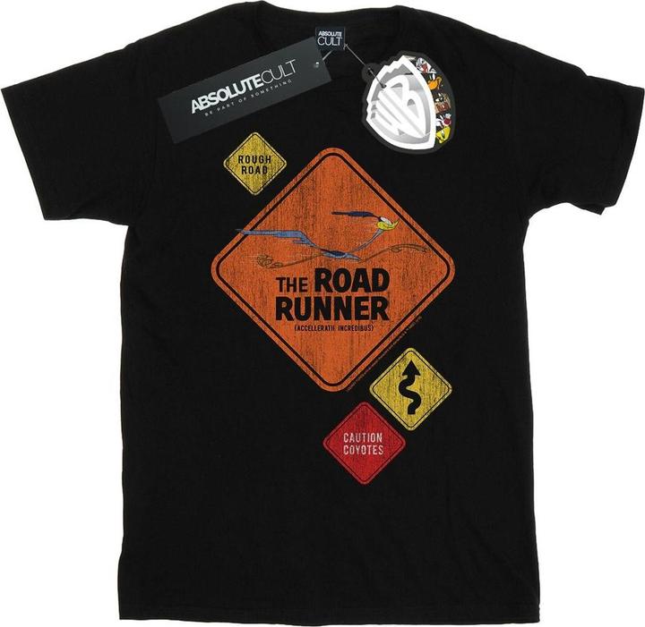 Image du produit Looney Tunes - T-shirt ROAD RUNNER ROAD SIGN - Garçon (152, 158)