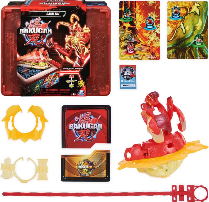 Spin Master Bakugan Baku-tin mit Special Attack Mantid