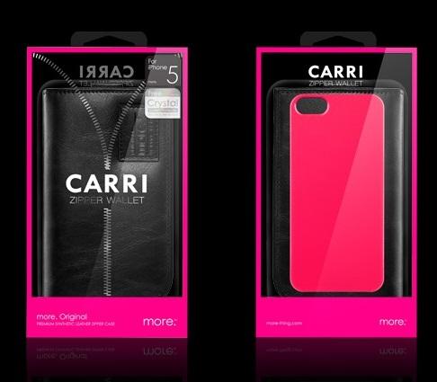 Immagine prodotto more. Portafoglio Carri Zipper (Apple iPhone 5s, Apple iPhone 5)