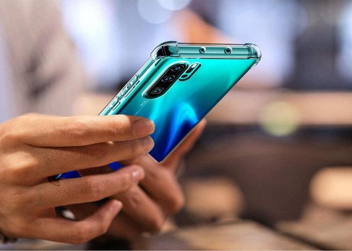 Actual product image Screenguard Huawei P30 Pro Cover Crystal Soft Airbag Bumper (Huawei P30 Pro)
