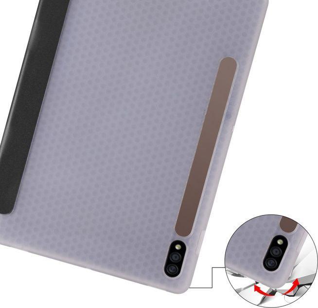 Actual product image MU Classic Triple foldable case with stylus holder (Galaxy Tab S7)
