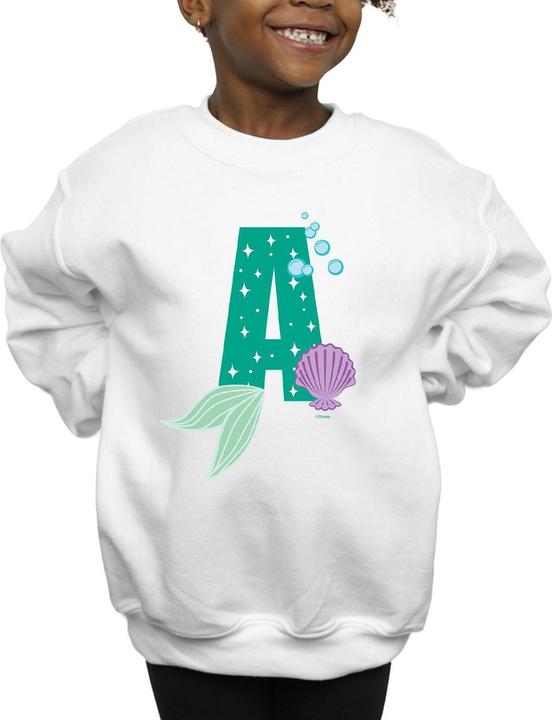 Produktbild Disney Alphabet A Is For Ariel Sweatshirt Mädchen (140, 146)